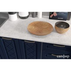 АГАВА Кухонный гарнитур (модульный) акация белая/сапфир в Краснокамске - krasnokamsk.mebel24.online | фото 3