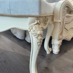 Банкетка Мона Лиза (крем) в Краснокамске - krasnokamsk.mebel24.online | фото 3