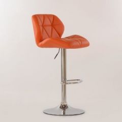 Барный стул Barneo N-85 Diamond оранжевый в Краснокамске - krasnokamsk.mebel24.online | фото 2