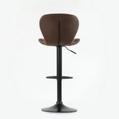Барный стул Barneo N-86 Time / Black / VPU Brown Vintage коричневый винтаж PK970-18 в Краснокамске - krasnokamsk.mebel24.online | фото 2