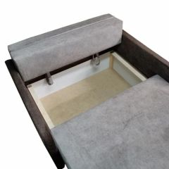 Диван Канзас 1.20 подушки с рисунком (Канасик) в Краснокамске - krasnokamsk.mebel24.online | фото 3