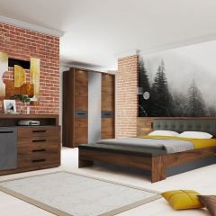 ГЛАЗГО МС Спальный гарнитур в Краснокамске - krasnokamsk.mebel24.online | фото