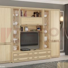 Гостиная Карина Композиция 19 (Ясень Асахи) в Краснокамске - krasnokamsk.mebel24.online | фото