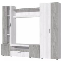 Гостиная Соло (Анкор Светлый/Бетонный Камень) в Краснокамске - krasnokamsk.mebel24.online | фото 2