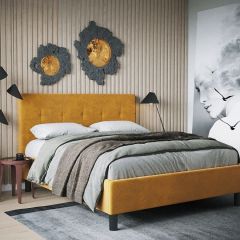 Интерьерная кровать Сириус с П/М (1200) в Краснокамске - krasnokamsk.mebel24.online | фото