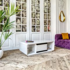 Журнальный столик VELVET 130 см в Краснокамске - krasnokamsk.mebel24.online | фото 4