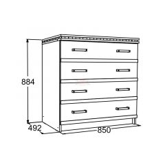 Комод Ольга-13 в Краснокамске - krasnokamsk.mebel24.online | фото 2