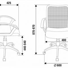 Кресло Бюрократ CH-590/BLACK в Краснокамске - krasnokamsk.mebel24.online | фото 5