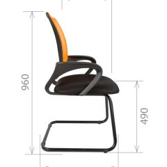 Кресло для оператора CHAIRMAN 696 V (ткань TW-11/сетка TW-66) в Краснокамске - krasnokamsk.mebel24.online | фото 4