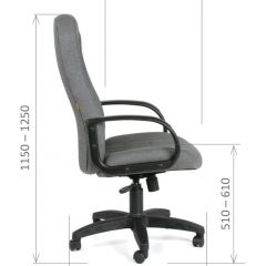 Кресло для руководителя  CHAIRMAN 685 СТ (ткань стандарт 10-356 черная) в Краснокамске - krasnokamsk.mebel24.online | фото 6