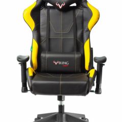 Кресло игровое Бюрократ VIKING 5 AERO YELLOW черный/желтый в Краснокамске - krasnokamsk.mebel24.online | фото 3