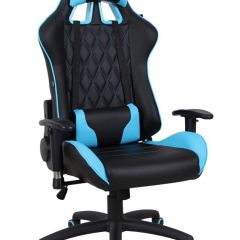 Кресло компьютерное BRABIX "GT Master GM-110" (черное/голубое) 531928 в Краснокамске - krasnokamsk.mebel24.online | фото
