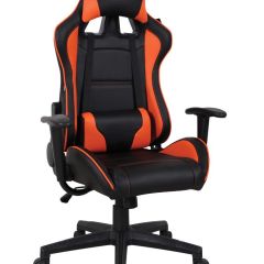 Кресло компьютерное BRABIX "GT Racer GM-100" (черное/оранжевое) 531925 в Краснокамске - krasnokamsk.mebel24.online | фото