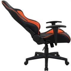 Кресло компьютерное BRABIX "GT Racer GM-100" (черное/оранжевое) 531925 в Краснокамске - krasnokamsk.mebel24.online | фото 4