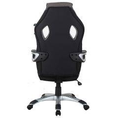 Кресло компьютерное BRABIX Techno GM-002 (ткань) черное/серое, вставки белые (531815) в Краснокамске - krasnokamsk.mebel24.online | фото 6