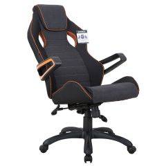 Кресло компьютерное BRABIX Techno Pro GM-003 (ткань черное/серое, вставки оранжевые) 531813 в Краснокамске - krasnokamsk.mebel24.online | фото 8