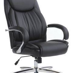 Кресло офисное BRABIX "Advance EX-575" (хром/экокожа/черное) 531825 в Краснокамске - krasnokamsk.mebel24.online | фото 2