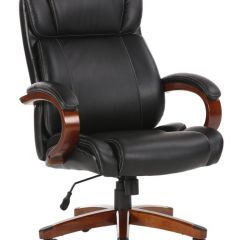 Кресло офисное BRABIX PREMIUM "Magnum EX-701" (дерево, рециклированная кожа, черное) 531827 в Краснокамске - krasnokamsk.mebel24.online | фото