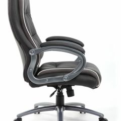 Кресло офисное BRABIX PREMIUM "Strong HD-009" (экокожа черная, ткань серая) 531945 в Краснокамске - krasnokamsk.mebel24.online | фото 3