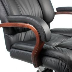 Кресло руководителя Бюрократ T-9925WALNUT/BLACK в Краснокамске - krasnokamsk.mebel24.online | фото 4