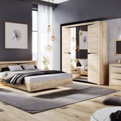 Кровать 1400 парящая с ПМ НКМ Версаль-5 секция №5 в Краснокамске - krasnokamsk.mebel24.online | фото 2