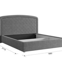 СИЛЬВА 2 Каркас кровати 1600 в Краснокамске - krasnokamsk.mebel24.online | фото
