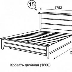 Кровать 1600 с ПМ София 15 в Краснокамске - krasnokamsk.mebel24.online | фото 3