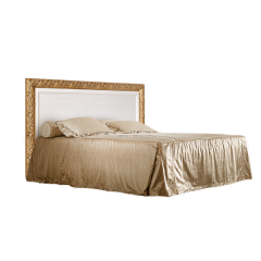 Кровать 2-х спальная (1,4 м) Тиффани штрих-лак/золото с подъемным механизмом (ТФКР140-2[7]) в Краснокамске - krasnokamsk.mebel24.online | фото