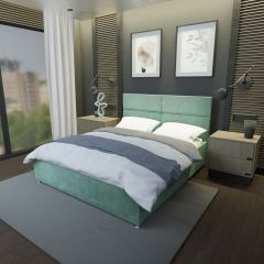 Кровать Аврора с ортопедической решеткой (1600) в Краснокамске - krasnokamsk.mebel24.online | фото