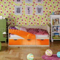 Кровать Бабочки (Оранжевый металлик) 1800 в Краснокамске - krasnokamsk.mebel24.online | фото