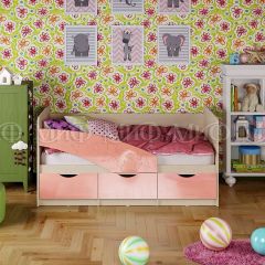 Кровать Бабочки (Розовый металлик) 1800 в Краснокамске - krasnokamsk.mebel24.online | фото