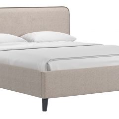 Кровать интерьерная Миа (1600) Купер 03/Кант Лайт 10 в Краснокамске - krasnokamsk.mebel24.online | фото 2