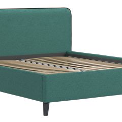 Кровать интерьерная Миа (1600) Купер 16/Кант Лайт 10 в Краснокамске - krasnokamsk.mebel24.online | фото 3