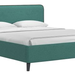 Кровать интерьерная Миа (1600) Купер 03/Кант Лайт 10 в Краснокамске - krasnokamsk.mebel24.online | фото 3