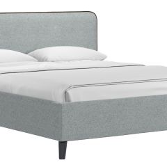 Кровать интерьерная Миа (1600) Купер 18/Кант Лайт 10 в Краснокамске - krasnokamsk.mebel24.online | фото