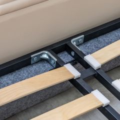 Кровать двойная Оливия 160 + ортопед. основание в Краснокамске - krasnokamsk.mebel24.online | фото 15
