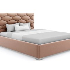 Кровать Коралл интерьерная +основание (120х200) в Краснокамске - krasnokamsk.mebel24.online | фото