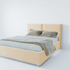 Кровать Корсика с ПМ 1200 (экокожа бежевая) в Краснокамске - krasnokamsk.mebel24.online | фото 2