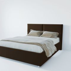 Кровать Корсика с ПМ 800 (экокожа коричневая) в Краснокамске - krasnokamsk.mebel24.online | фото 2