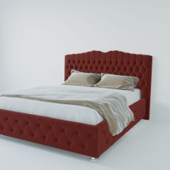 Кровать Нягань с ПМ 900 (велюр бордо) в Краснокамске - krasnokamsk.mebel24.online | фото 2