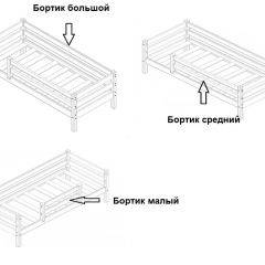 Кровать одноярусная Сонечка (800*1900) модульная в Краснокамске - krasnokamsk.mebel24.online | фото 3