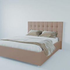Кровать Венеция без основания 1200 (велюр серый) в Краснокамске - krasnokamsk.mebel24.online | фото