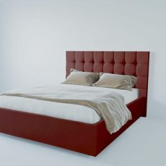 Кровать Венеция без основания 2000 (велюр бордо) в Краснокамске - krasnokamsk.mebel24.online | фото