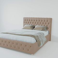 Кровать Версаль 1200 без основания (велюр серый) в Краснокамске - krasnokamsk.mebel24.online | фото