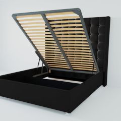Кровать Венеция ЛЮКС с ПМ 1200 (экокожа кольт ч) в Краснокамске - krasnokamsk.mebel24.online | фото