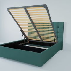 Кровать Венеция с ПМ 800 (велюр бирюзовый) в Краснокамске - krasnokamsk.mebel24.online | фото