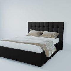 Кровать Венеция с ПМ 900 (экокожа кольт ч) в Краснокамске - krasnokamsk.mebel24.online | фото 2