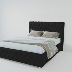 Кровать Версаль с ПМ 1200  (экокожа кольт ч) в Краснокамске - krasnokamsk.mebel24.online | фото