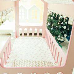 Кровать-домик без ящика 800*1600 (Розовый) в Краснокамске - krasnokamsk.mebel24.online | фото 3