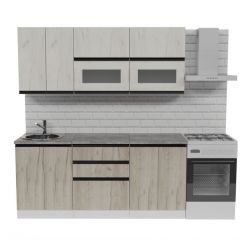 Кухонный гарнитур Паола макси 1800 мм в Краснокамске - krasnokamsk.mebel24.online | фото 3